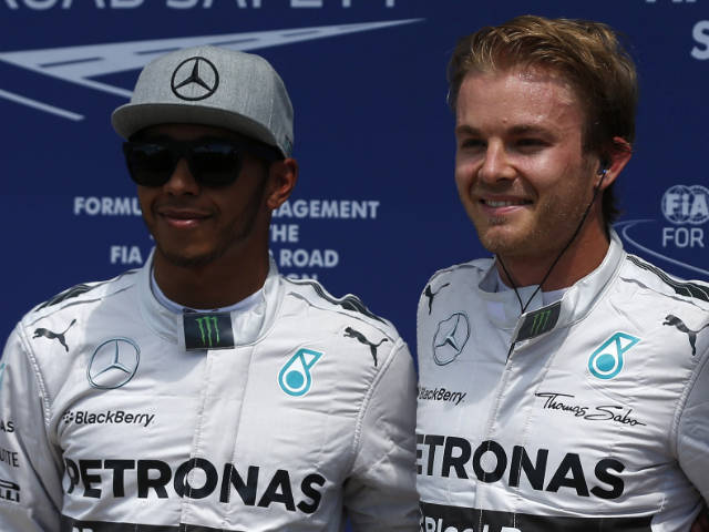 Hamilton e Rosberg