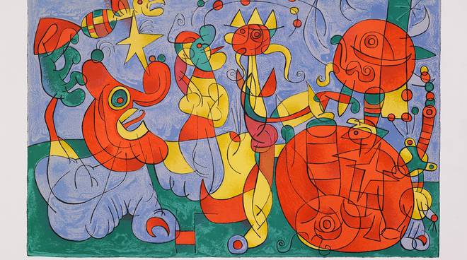 Ubu Roi di Joan Mirò, emblema della mostra