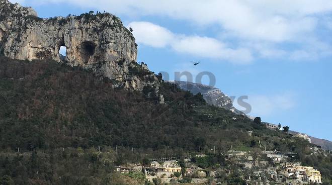 Elicottero a Positano 