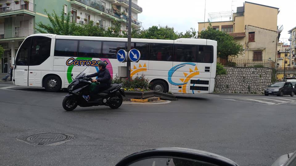 Autobus pirata a Sorrento