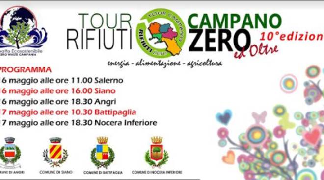 tour campano rifiuti zero