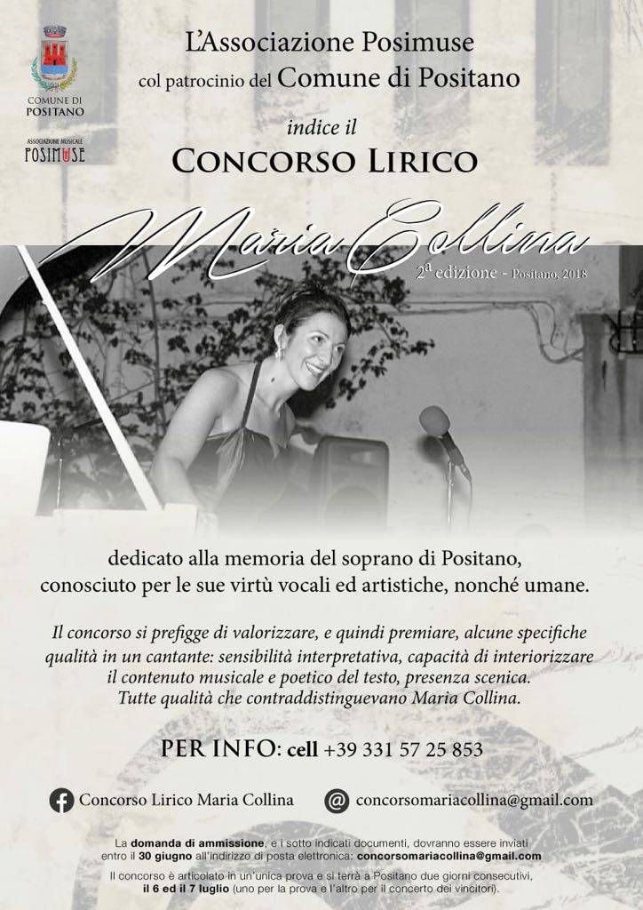 Positano. II Edizione Concorso Maria Collina