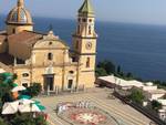 Praiano. L'Infiorata della Parrocchia di San Gennaro di Vettica Maggiore per il Corpus Domini