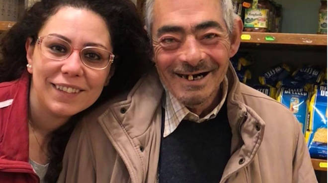 Teresa Cacace con Francesco