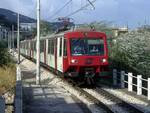 Principio di incendio su un treno della Circumvesuviana