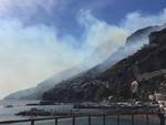 Amalfi Agerola Canadair incendio 