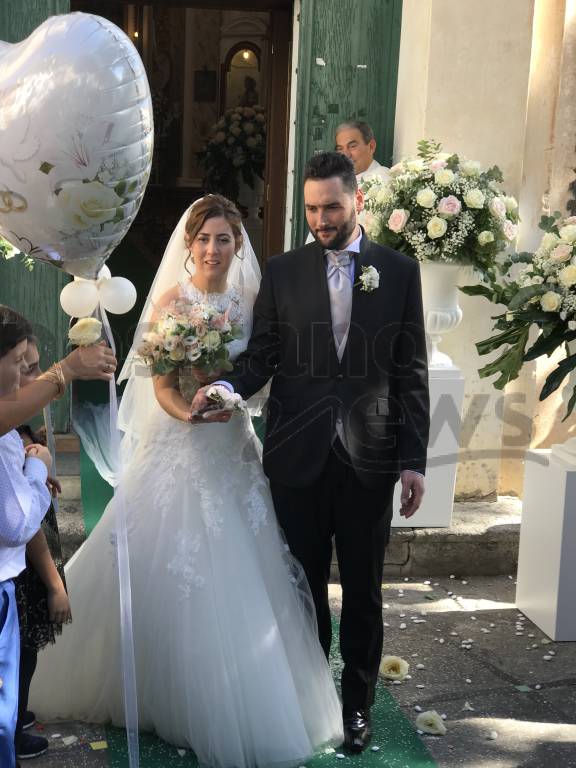 Auguri a Sabrina Pagano e Salvatore Petti oggi sposi