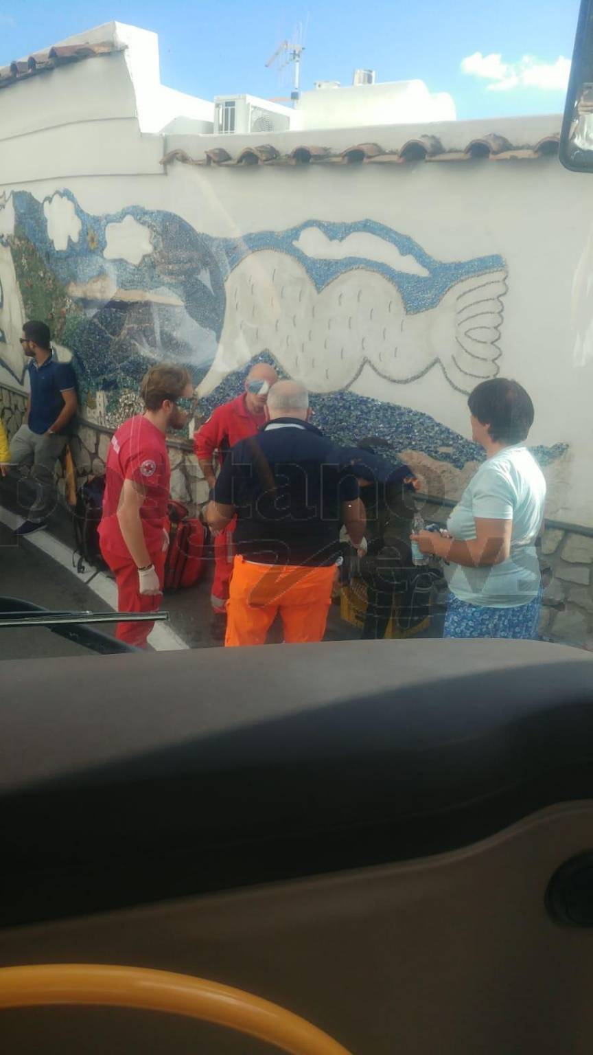 Positano. Incidente Chiesa Nuova