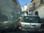 Positano, traffico per riprese video