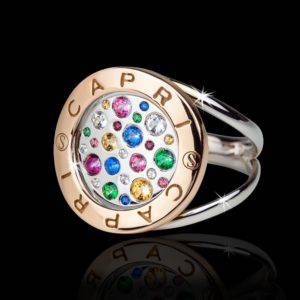 Ring Multijoy White and Rose Gold 19mm