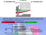 Associazione Nazionale Combattenti e Reduci Sezione Comune di Sanza Federazione di Salerno e Amministrazione domenica 4 novembre 2018 ricordano il Centenario  della fine della Prima Guerra Mondiale