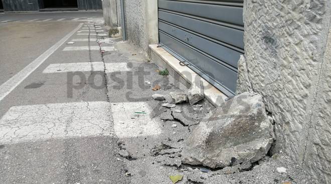 Piano di Sorrento, incidente in via Gennaro Maresca