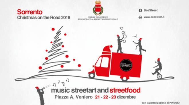 Christmas on the Road, a Sorrento arriva lo street food