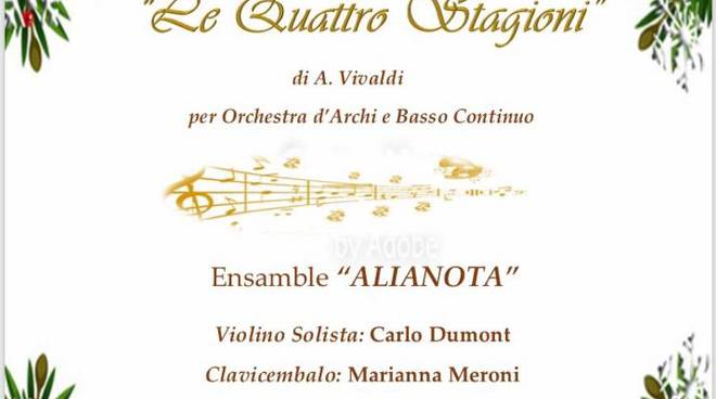 le quattro stagioni di vivaldi in concerto a positano 