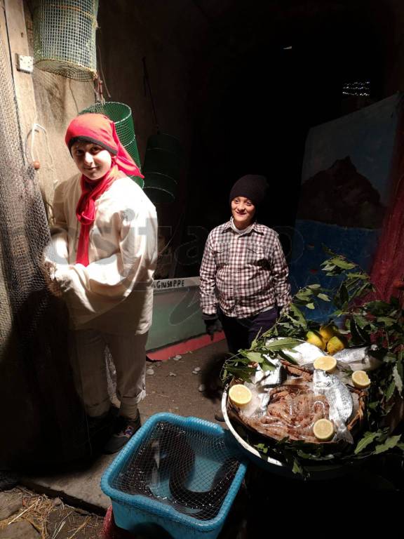 Presepe viventi degli alunni della Gemellia a Maiano Sant'Agnello