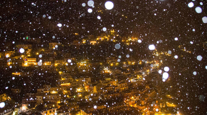 Neve a Positano e Ravello 