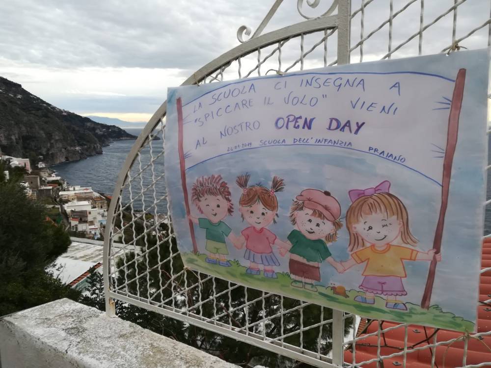 Open day infanzia Positano, Praiano Montepertuso 