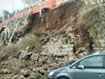 Ravello: enorme frana sulla strada