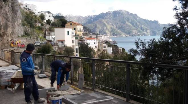 Amalfi rinnova una delle passeggiate più belle del mondo