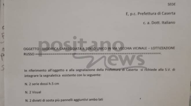 Via vecchia vicinale, sicurezza smentita da comando della polizia municipale: tutto parte da segnalazione di Biagio Ciaramella (A.I.F.V.S.) su Facebook