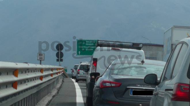 incidente tra cavallo e camion in autostrada 