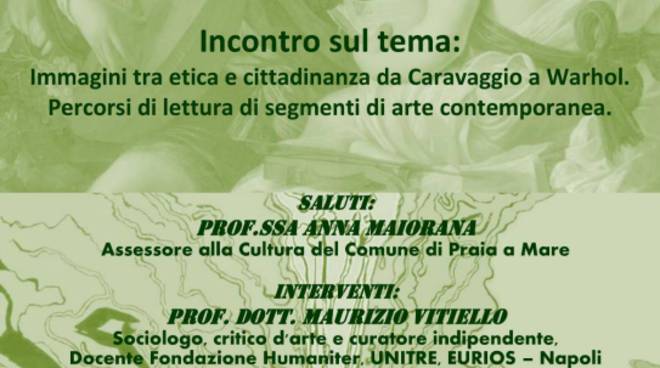 Locandina -  Immagini tra etica e cittadinanza. Percorsi di lettura di segmenti di arte contemporanea.