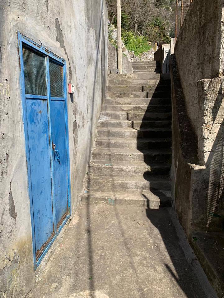 Positano pulizia alla Chiesa Nuova