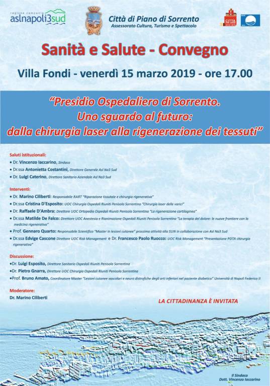 Locandina evento Sanità e Salute Villa fondi 15 marzo ore 17