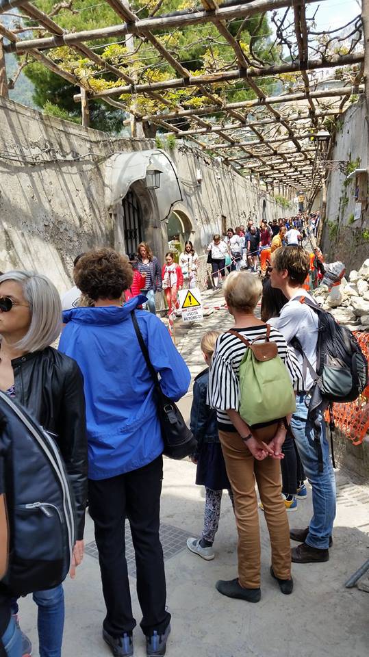 Ancora disagi a Positano - Via dei Mulini 