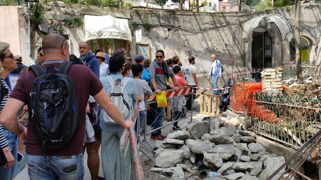 Ancora disagi a Positano - Via dei Mulini 