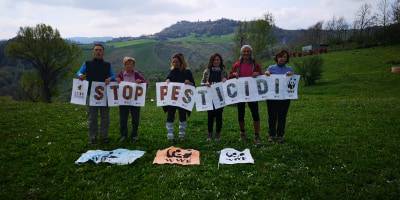 flash mob dei volontari wwf per la salvaguardia della biodiversità