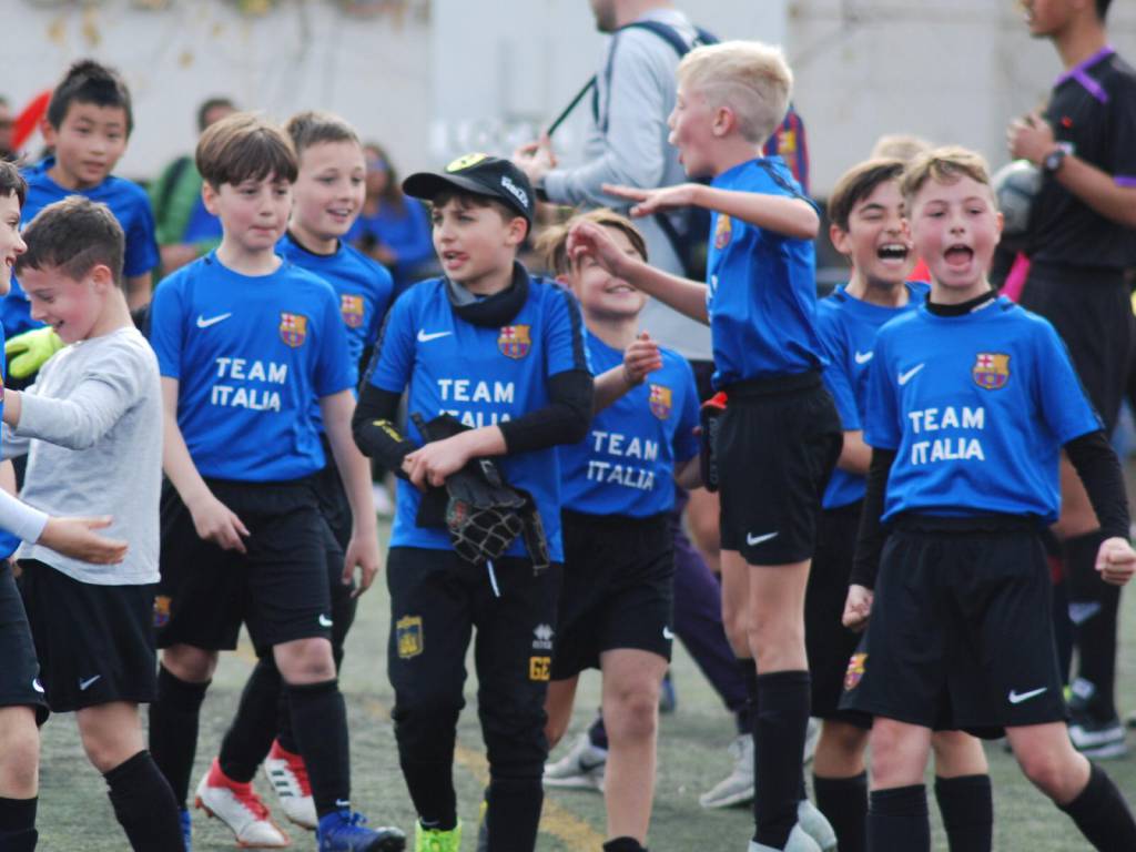 I bambini dell’Accademia Calcio Sorrento 