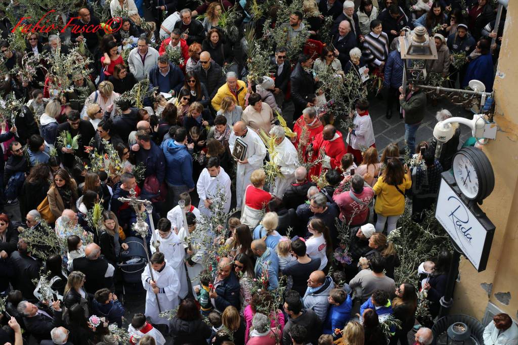 Positano: La benedizione delle Palme  di Fabio Fusco 