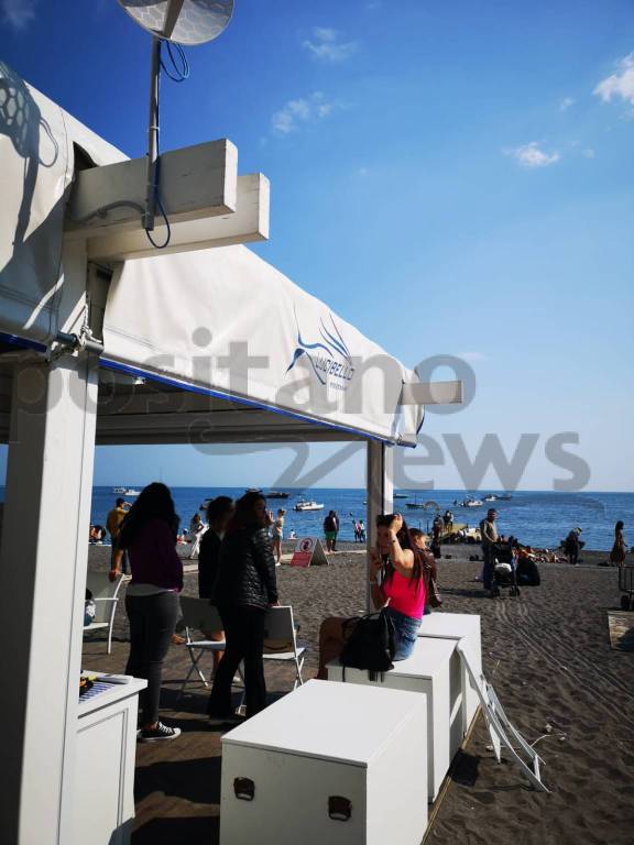 Positano pontile lucibello stagione turistica