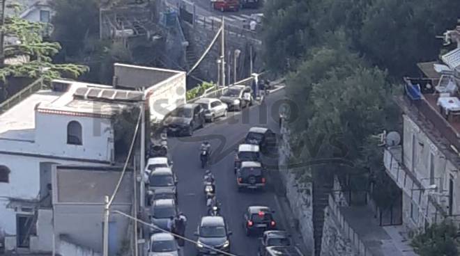 Traffico Ravello Amalfi 25 aprile