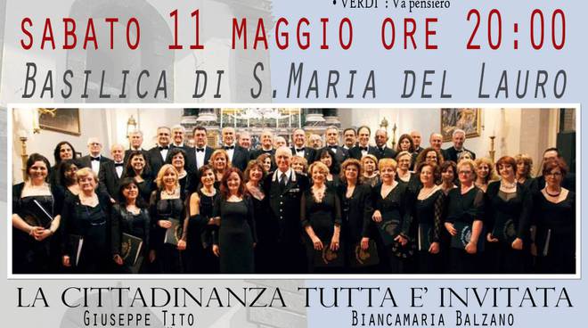 Meta, sabato alle il concerto del coro “Virgo Fidelis”