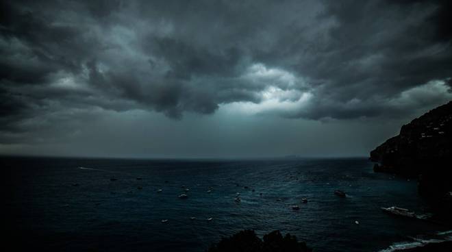 Positano: Maltempo e tempesta. Foto di Fabio Fusco