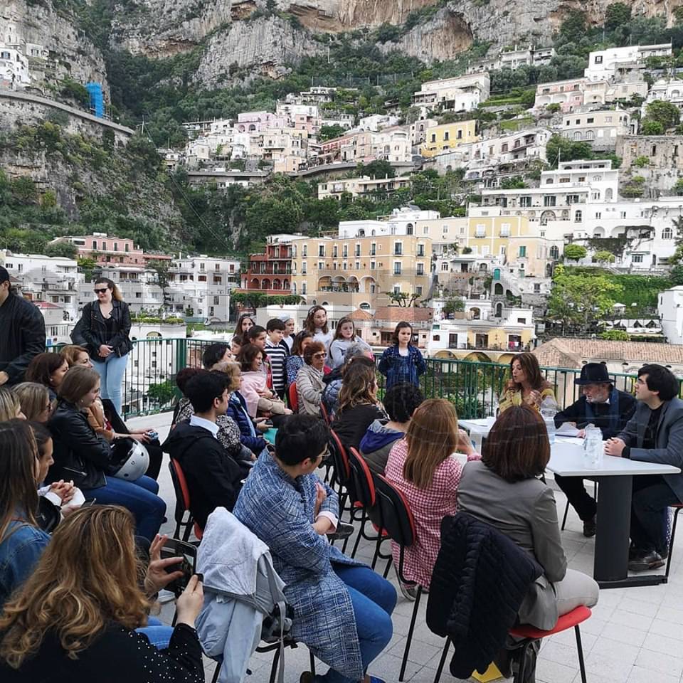 Positano presentazione libro Marrone in biblioteca