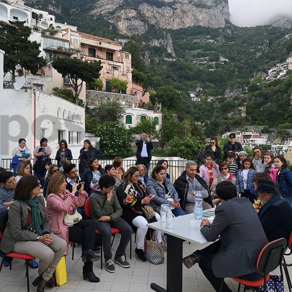 Positano presentazione libro Marrone in biblioteca