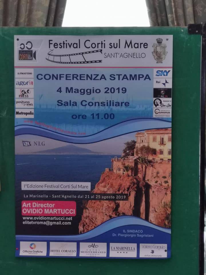 Sant'Agnello: Successo della conferenza stampa Festival Corti sul Mare. Tutto pronto per la prima edizione 