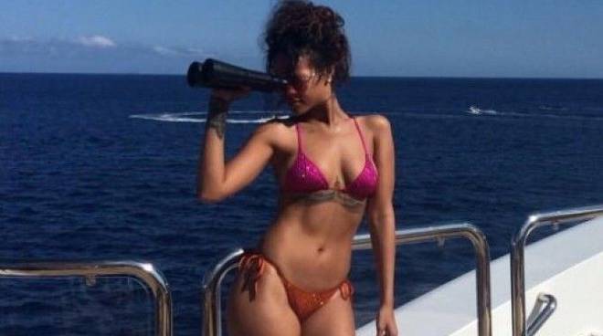 Rihanna a Capri 