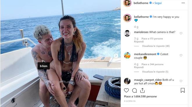 Bella Thorne e Benjamin Mascolo vacanze italiane a Capri