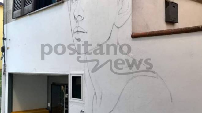 dea murales sentiero degli dei agerola