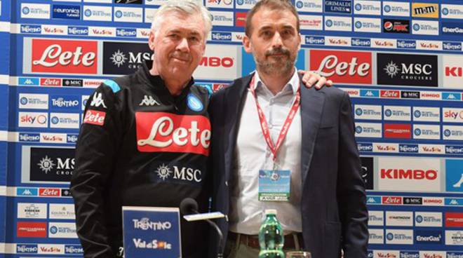 Dimaro,prima conferenza stampa per Ancelotti.Napoli piu' forte è competitivo