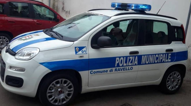 Ravello - Controlli della Polizia Municipale