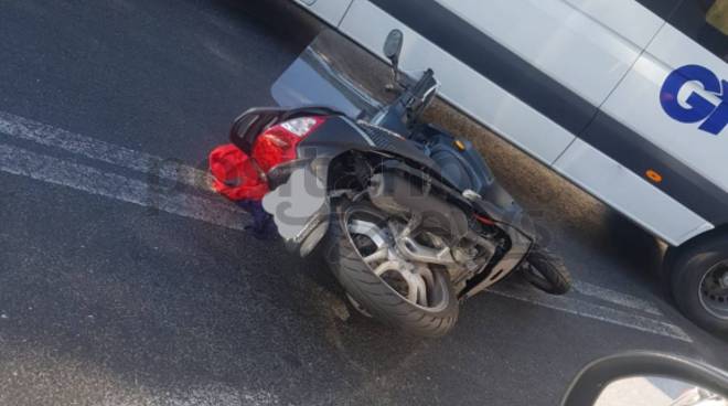 sant'agnello incidente motociclo via cocumella