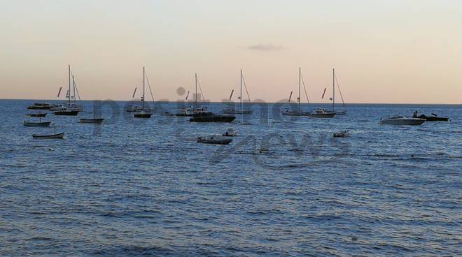 Barche a vele a Positano