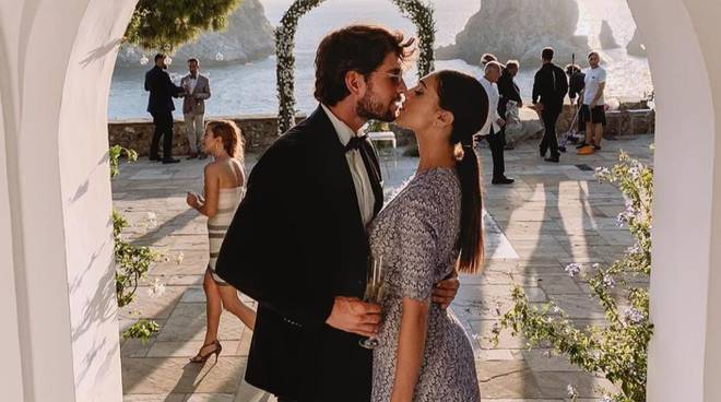 cecilia rodriguez e ignazio moser a positano 