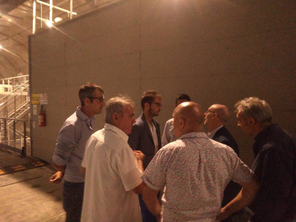 Meta. Sopralluogo del M5S al depuratore di Punta Gradelle