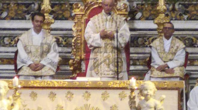 Piano di Sorrento, commozione alla Messa di San Michele del Vescovo Arturo Aiello